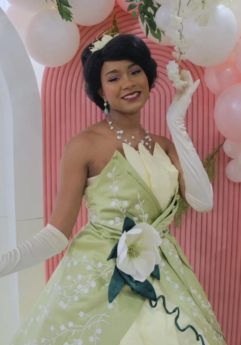 The Bayou Princess smiling for the camera